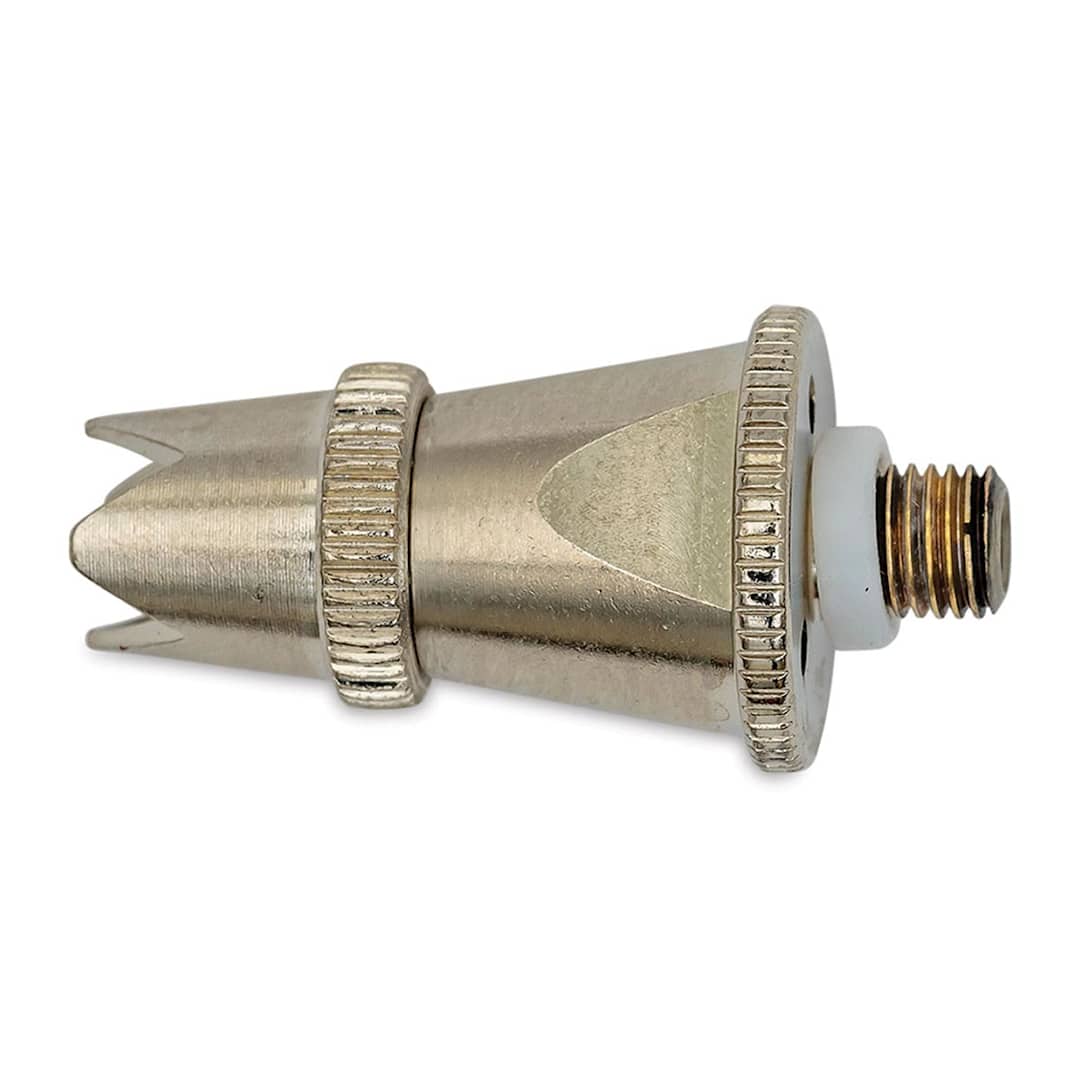 Open in modal - Badger Airbrush Model 150 Complete Head Assemblies - Side view of Medium Head Assembly