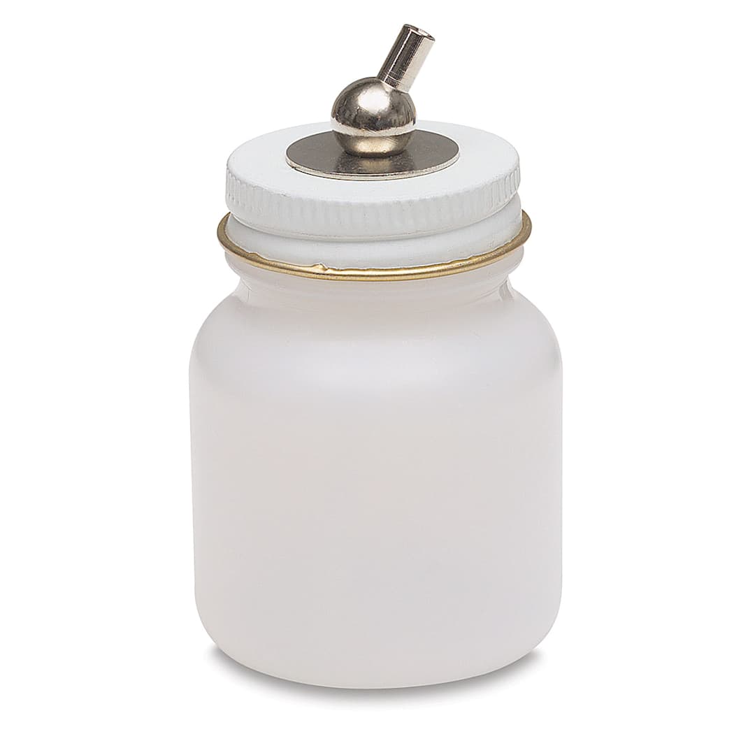 Open in modal - Paasche Airbrush Bottle - Plastic, complete assembly, 3 oz