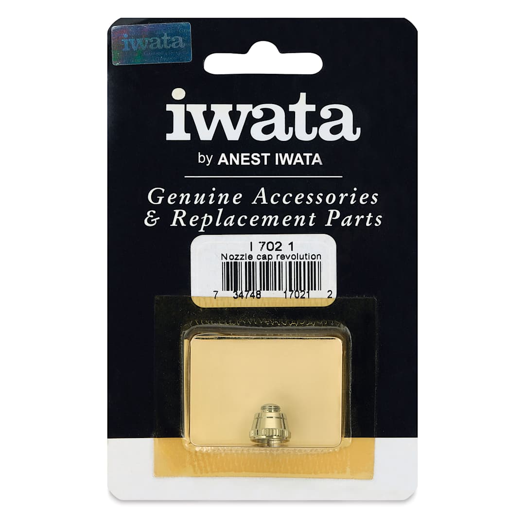 Open in modal - Iwata Revolution Series Nozzle Cap - front of packaging