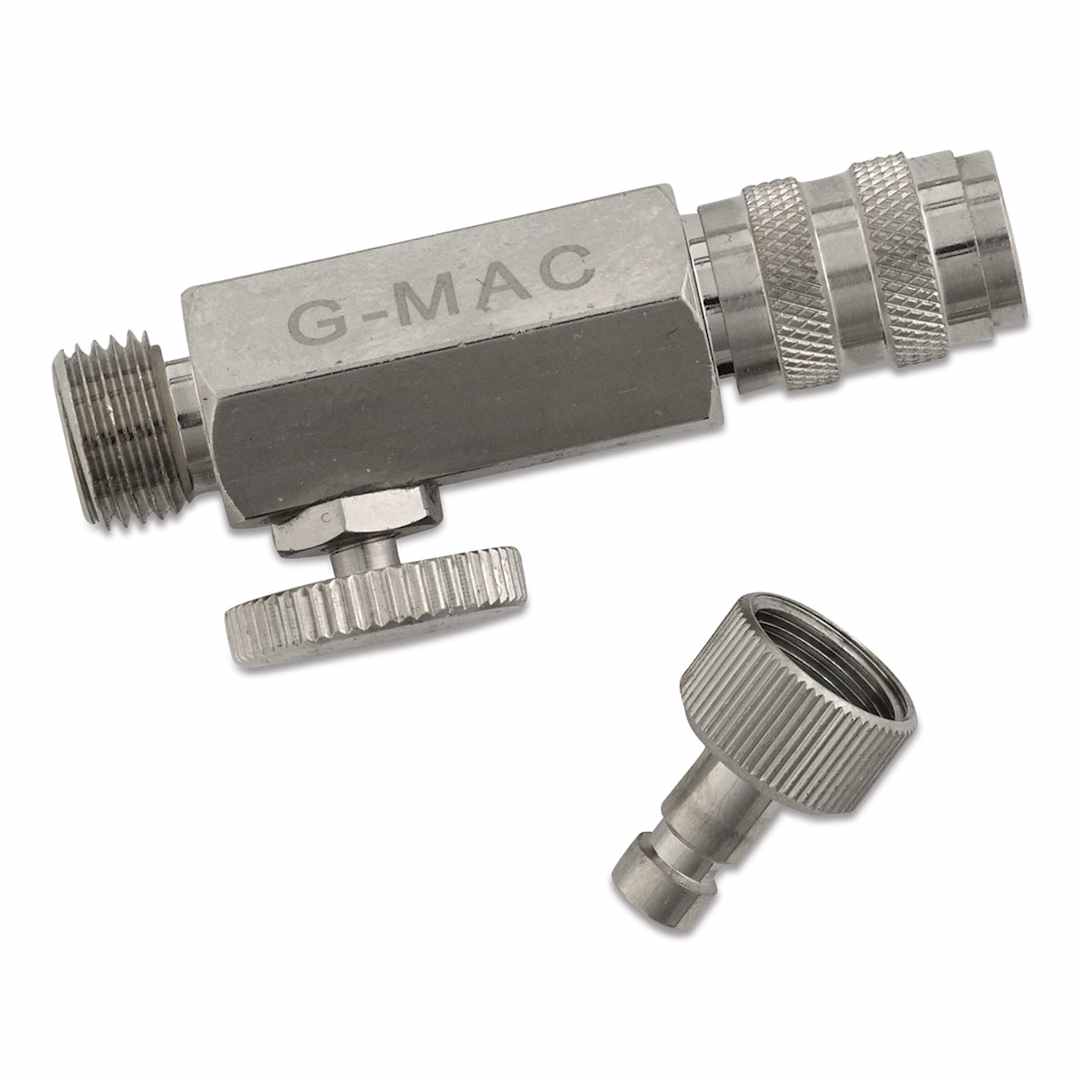 Open in modal - Grex Airbrush Quick Connect - Micro Air Control Valve Set, G-MAC