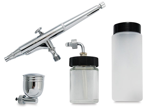 Open in modal - Sparmax DH125 Airbrush - Components of Kit shown
