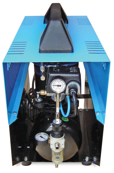 Open in modal - Super Silent DR-500 Compressor - Front view of Compressor