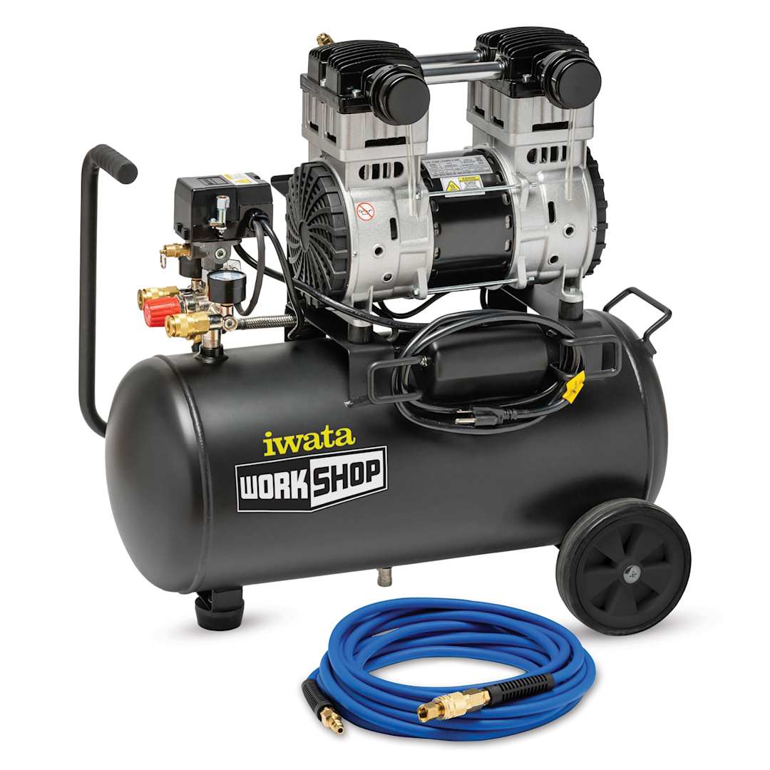 Open in modal - Iwata Workshop Quiet Air Compressor (Out of package)