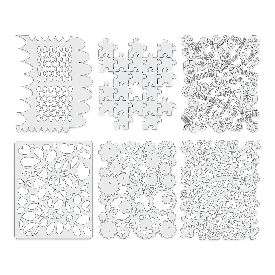 Open in modal - Iwata Artool Freehand Template - Set of 6, Kustom FX II Mini