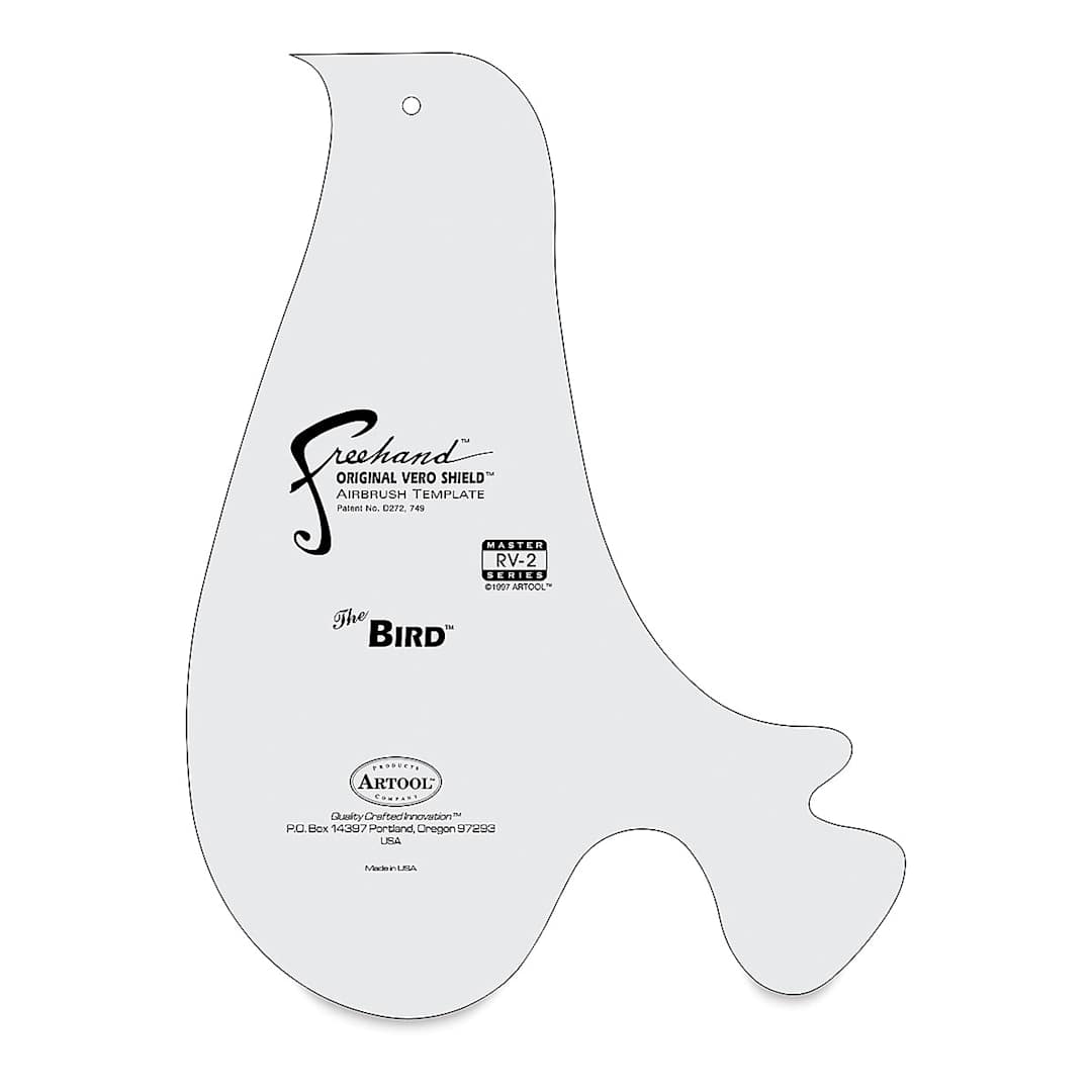 Open in modal - Master Series Templates - Top view of Bird Template