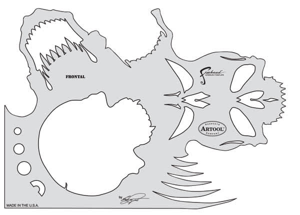 Open in modal - Skull Master The Frontal Template