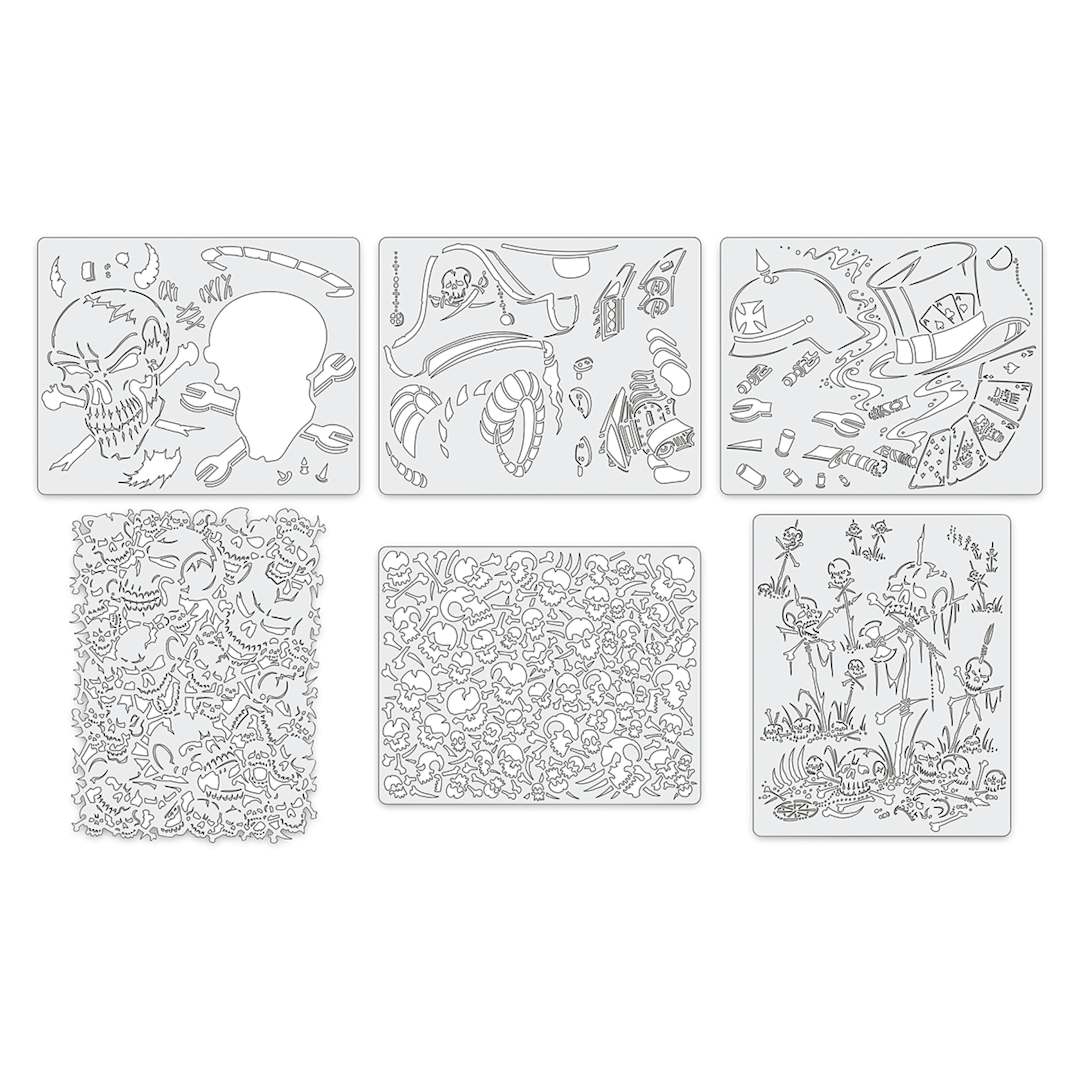 Open in modal - Iwata Artool Freehand Template - Set of 6, Wrath of Skull Master Mini