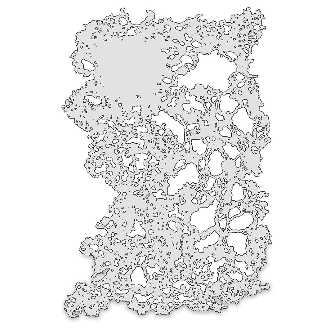 Open in modal - Iwata Artool Freehand Template - Set of 3, Texture FX Mini Series - Template One