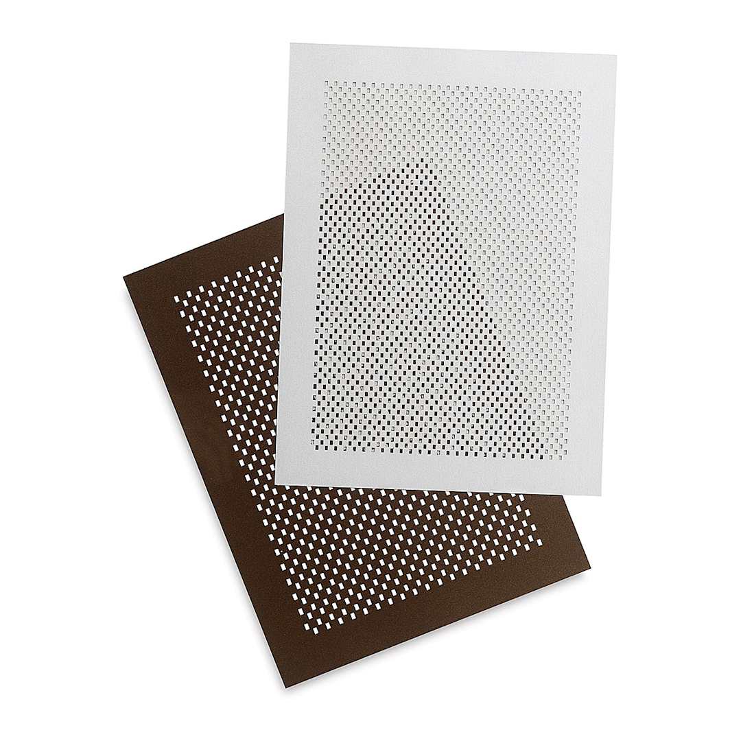 Open in modal - Carbon Fiber FX Freehand Template - Large and Small pattern Templates 