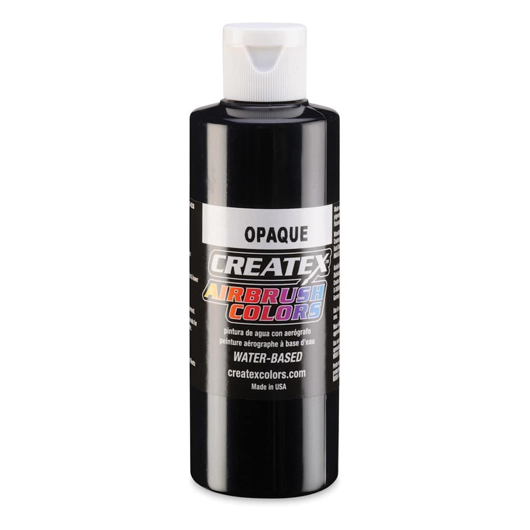 Open in modal - Createx Airbrush Color - 4 oz, Opaque Black