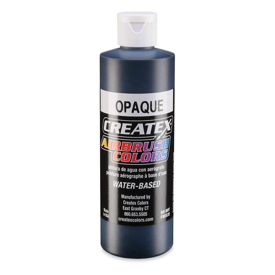 Open in modal - Createx Airbrush Color - 8 oz, Opaque Black