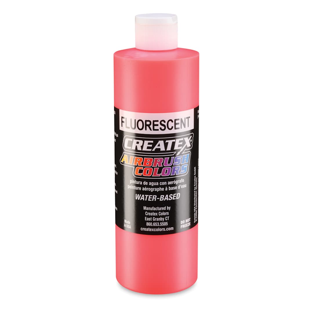Open in modal - Createx Airbrush Color - 16 oz, Fluorescent Red
