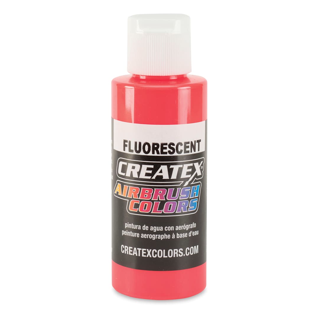 Open in modal - Createx Airbrush Color - 2 oz, Fluorescent Red