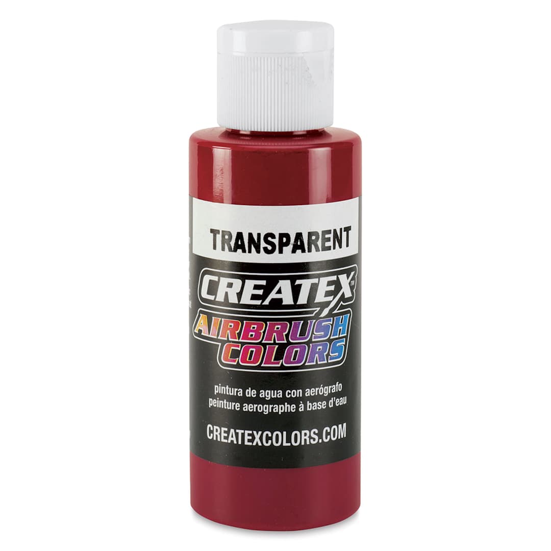 Open in modal - Createx Airbrush Color - 2 oz, Transparent Deep Red