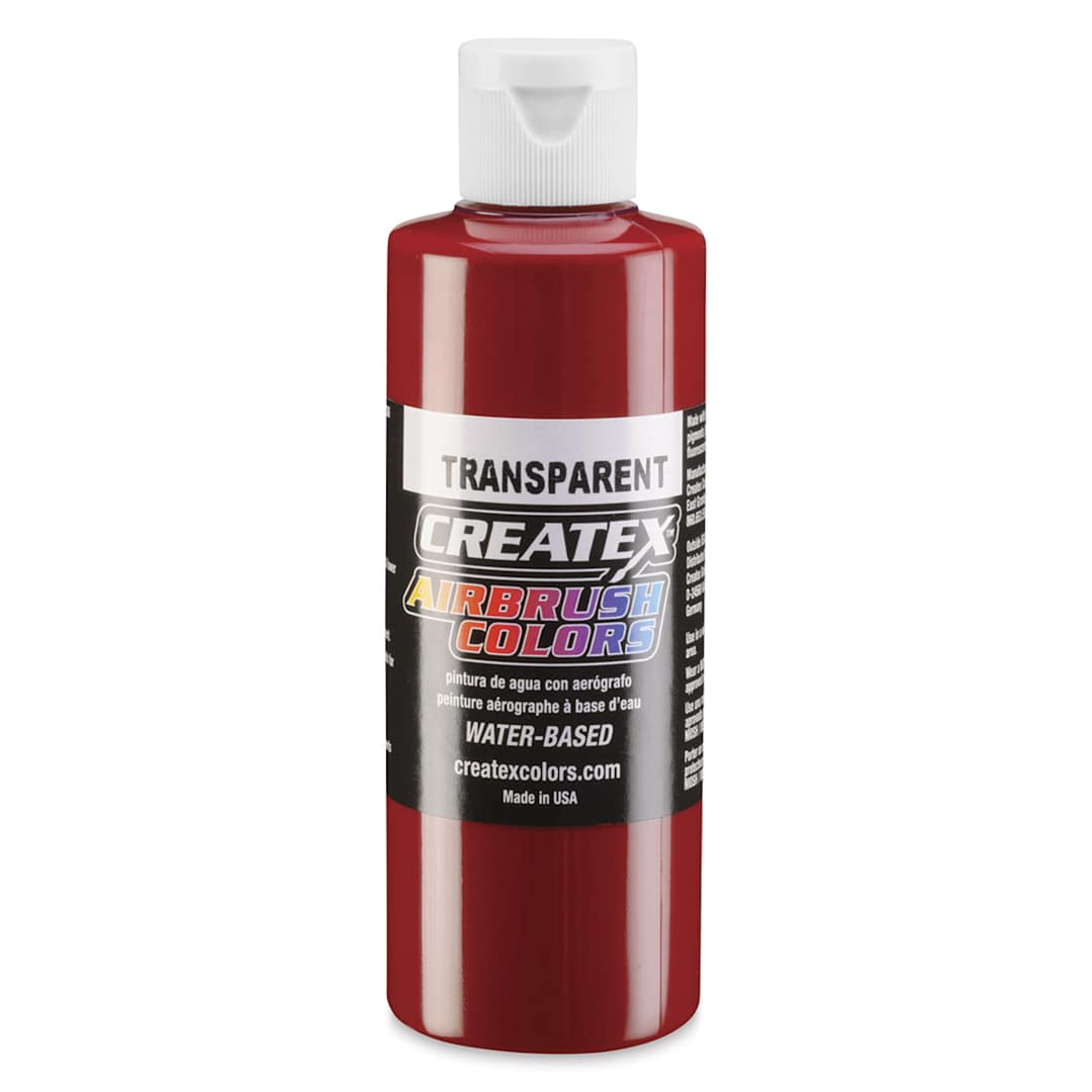 Open in modal - Createx Airbrush Color - 4 oz, Transparent Deep Red