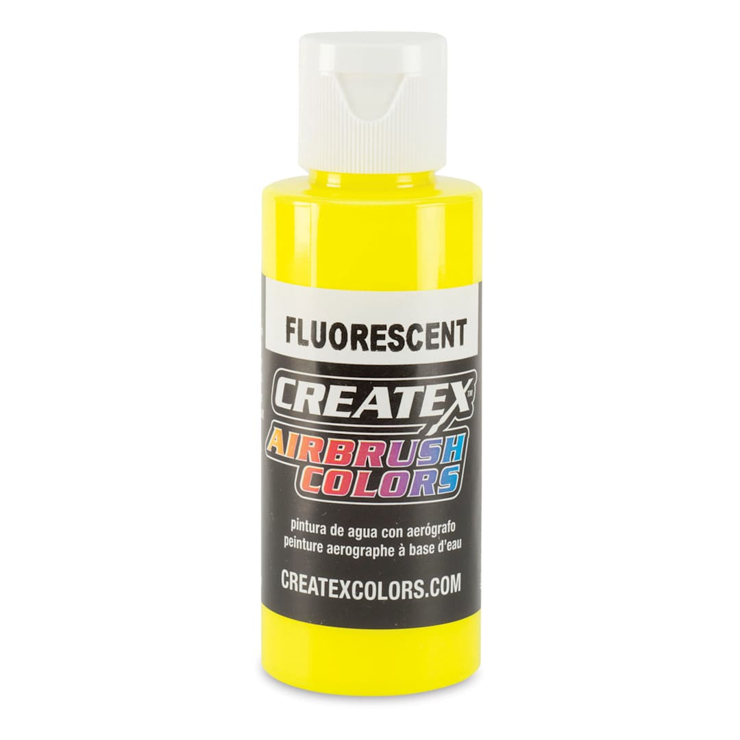 Open in modal - Createx Airbrush Color - 2 oz, Fluorescent Yellow