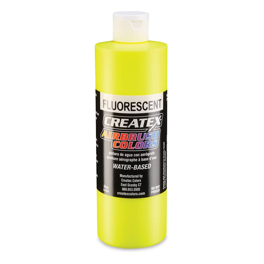 Open in modal - Createx Airbrush Color - 16 oz, Fluorescent Yellow