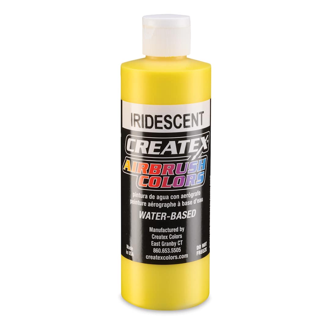 Open in modal - Createx Airbrush Color - 8 oz, Iridescent Yellow