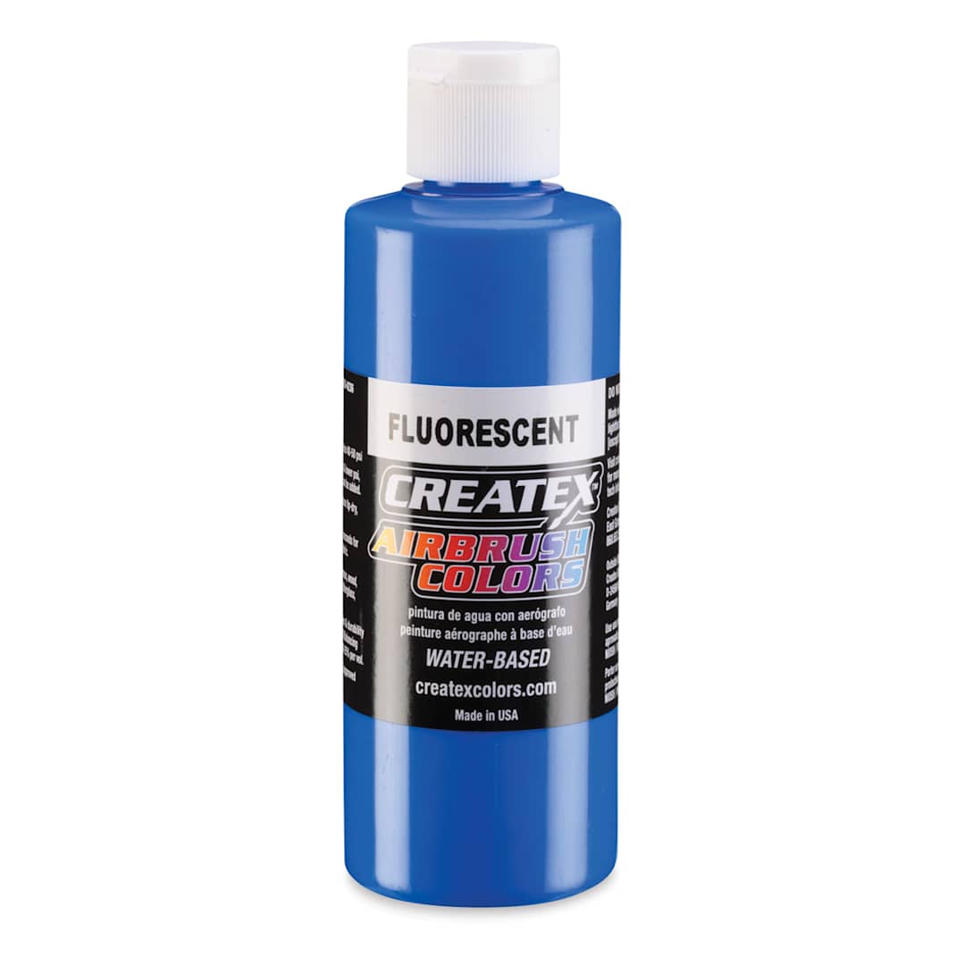 Open in modal - Createx Airbrush Color - 4 oz, Fluorescent Blue