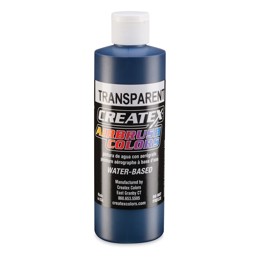 Open in modal - Createx Airbrush Color - 8 oz, Transparent Deep Blue