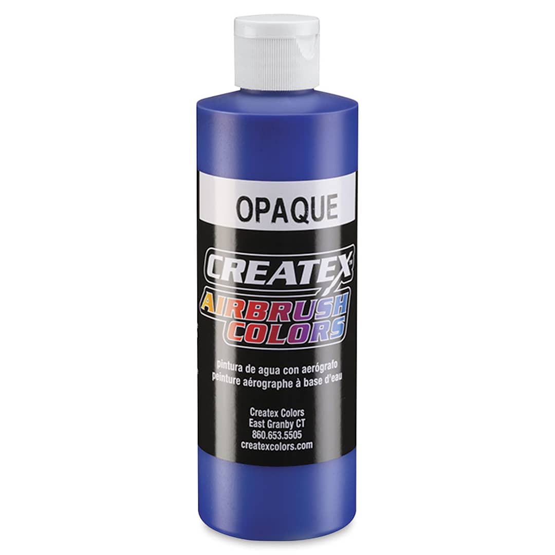 Open in modal - Createx Airbrush Color - 8 oz, Opaque Blue