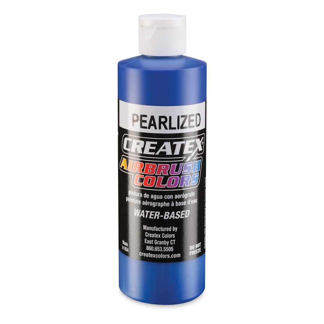 Open in modal - Createx Airbrush Color - 8 oz, Pearl Blue
