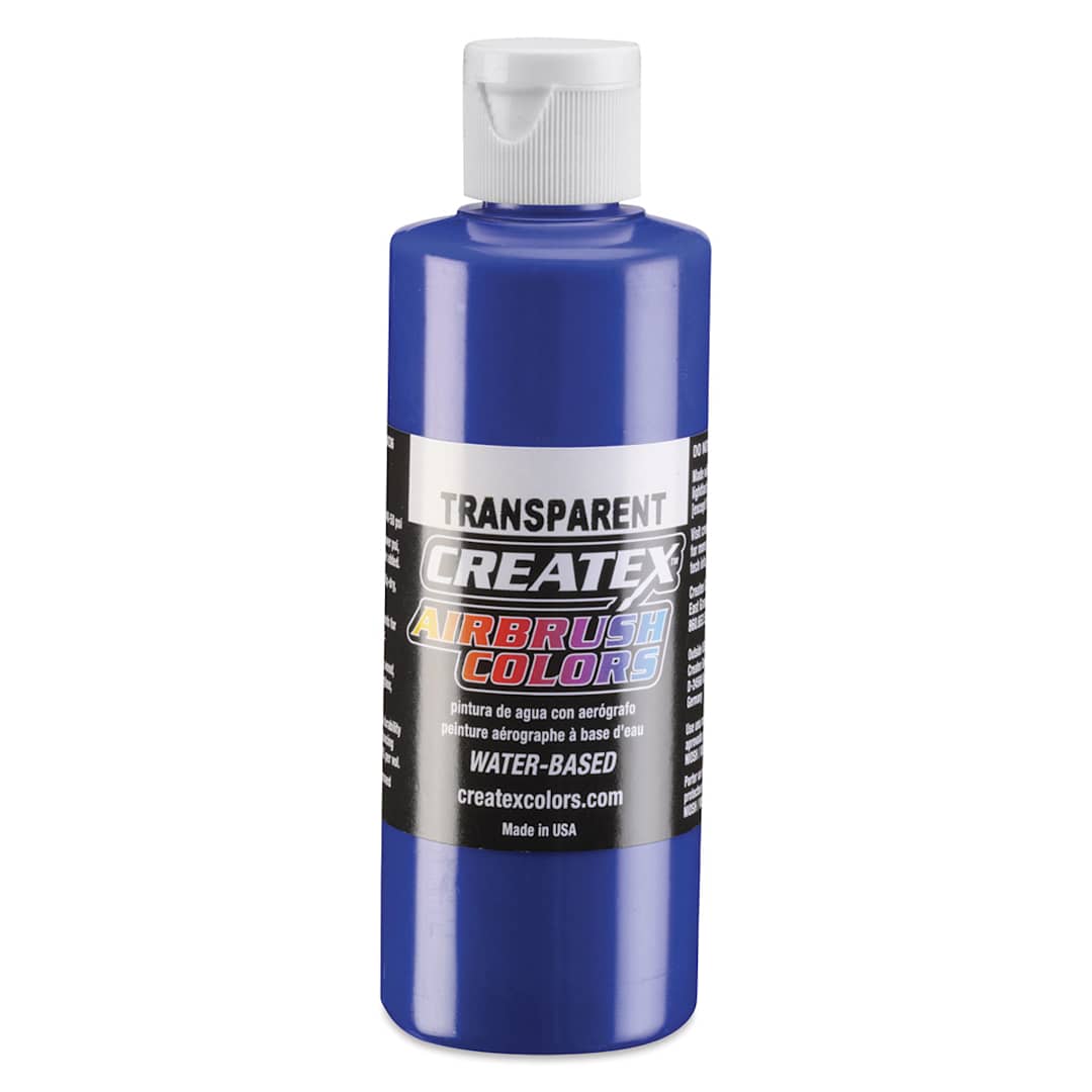 Open in modal - Createx Airbrush Color - 4 oz, Transparent Ultramarine Blue