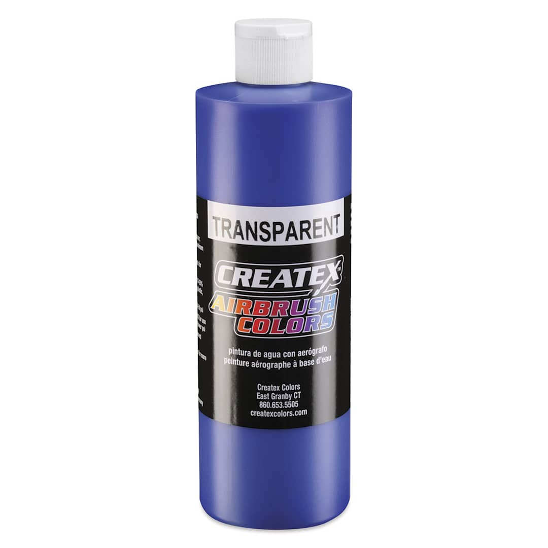 Open in modal - Createx Airbrush Color - 16 oz, Transparent Ultramarine Blue