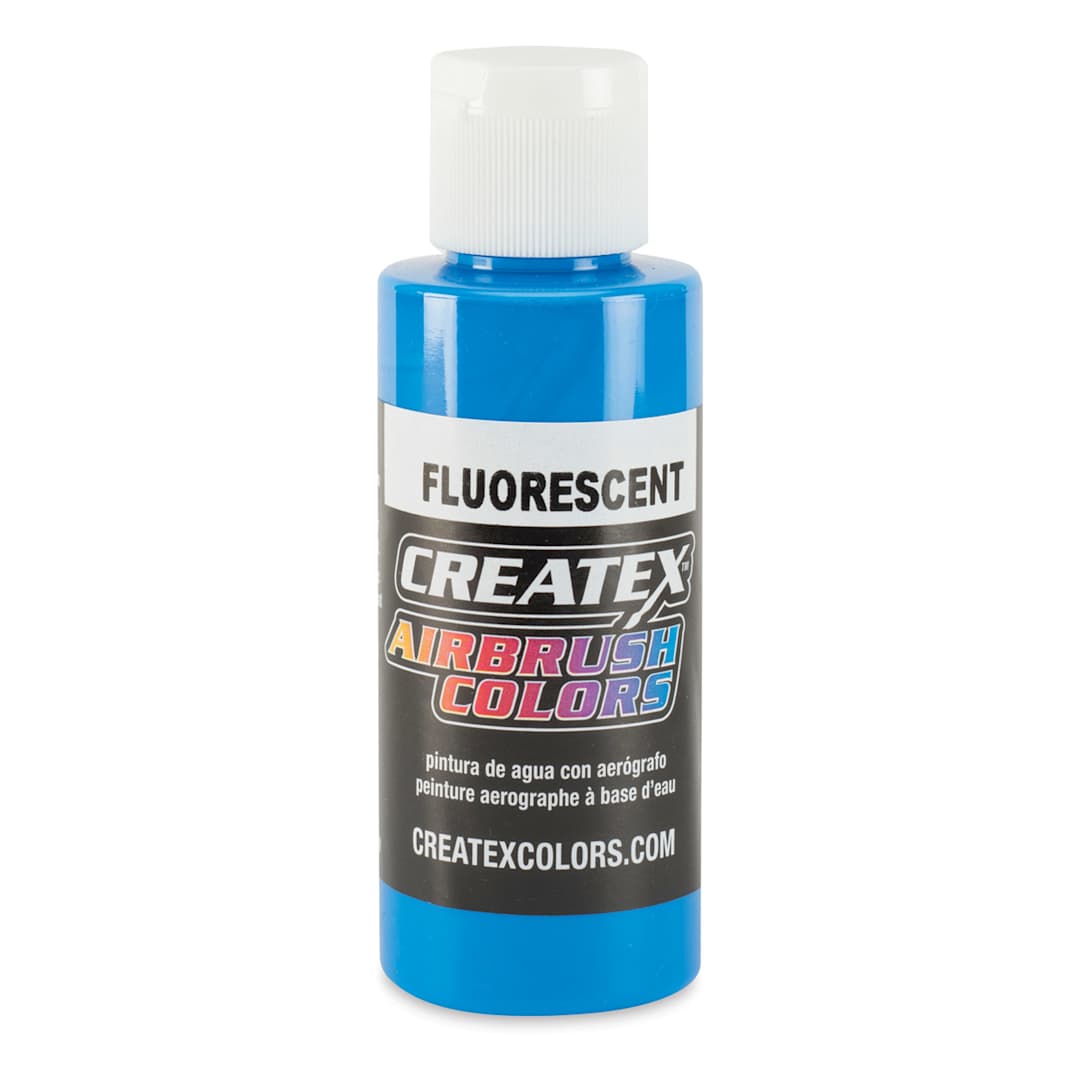 Open in modal - Createx Airbrush Color - 2 oz, Fluorescent Blue