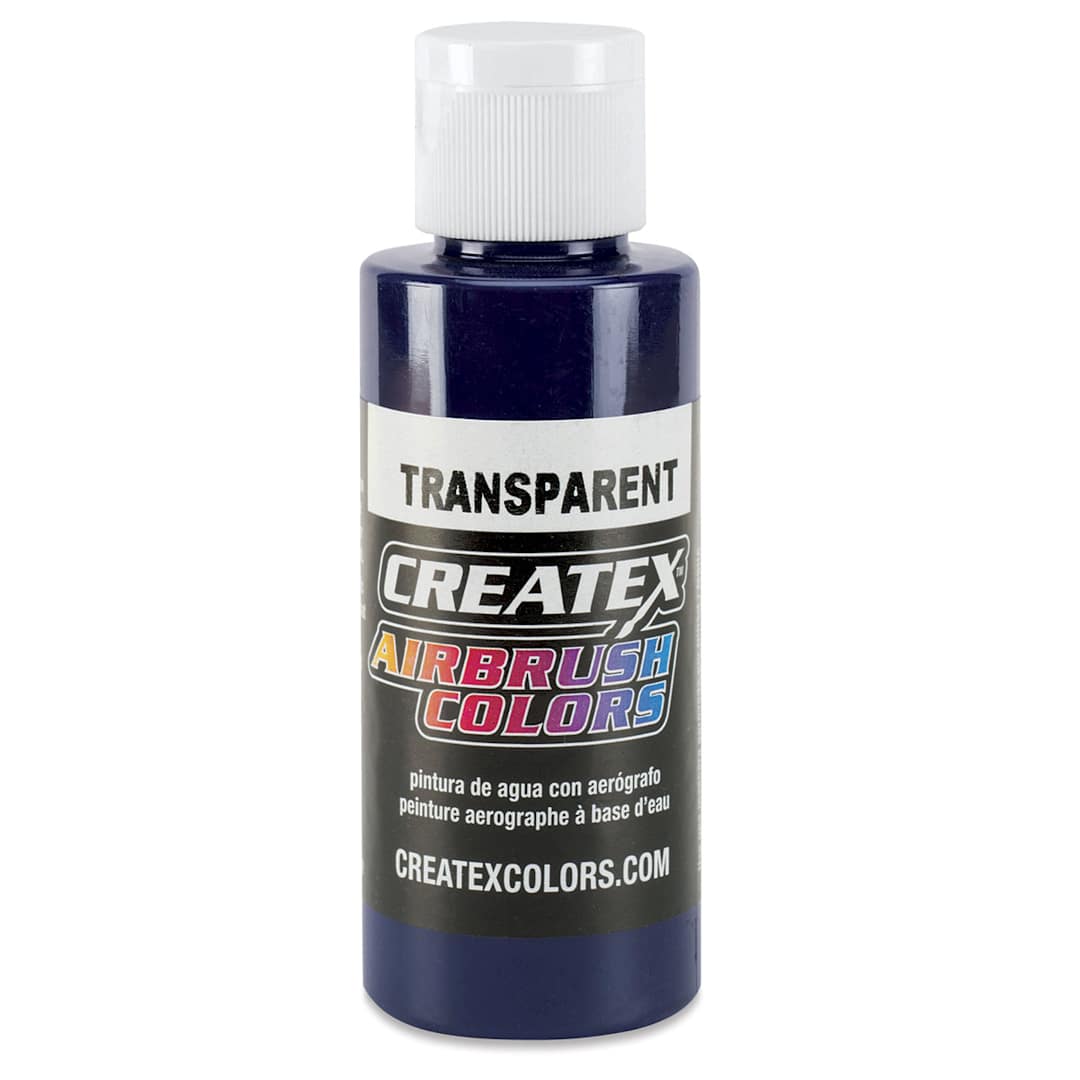 Open in modal - Createx Airbrush Color - 2 oz, Transparent Deep Blue