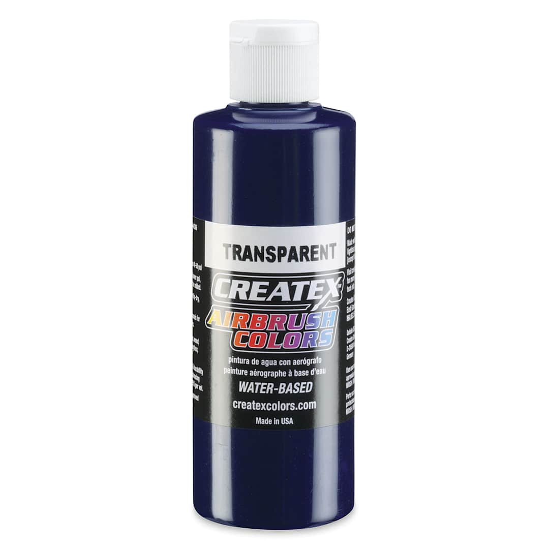 Open in modal - Createx Airbrush Color - 4 oz, Transparent Deep Blue