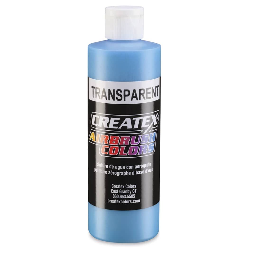 Open in modal - Createx Airbrush Color - 8 oz, Transparent Maui Blue