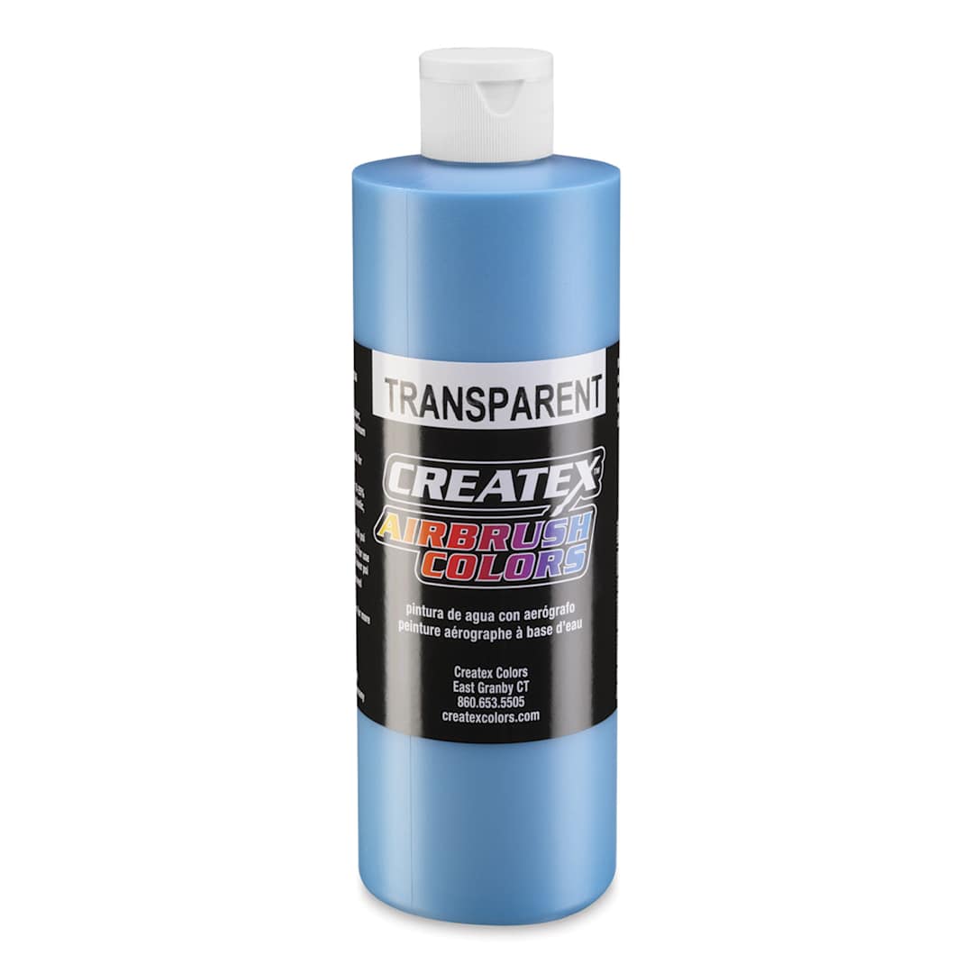 Open in modal - Createx Airbrush Color - 16 oz, Transparent Maui Blue