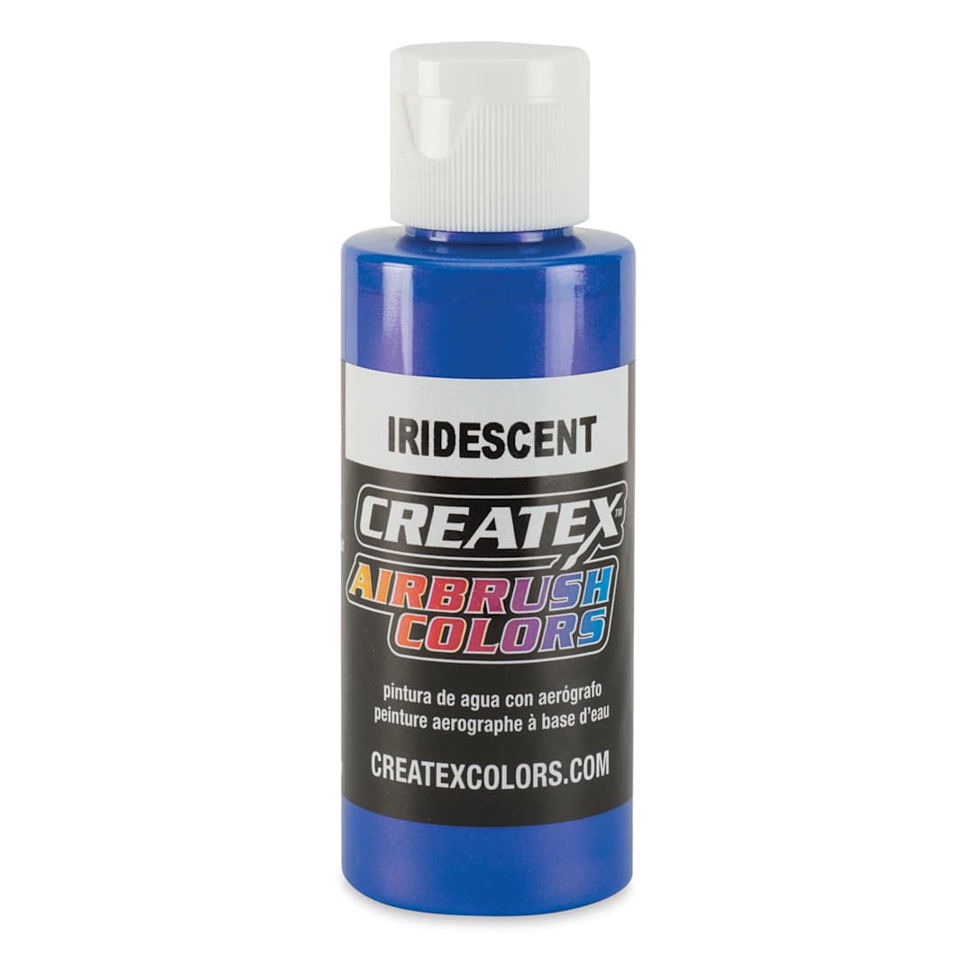 Open in modal - Createx Airbrush Color - 2 oz, Iridescent Electric Blue