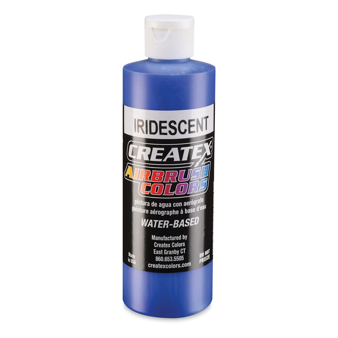 Open in modal - Createx Airbrush Color - 8 oz, Iridescent Electric Blue