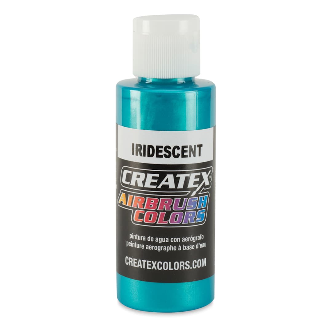 Open in modal - Createx Airbrush Color - 2 oz, Iridescent Turquoise