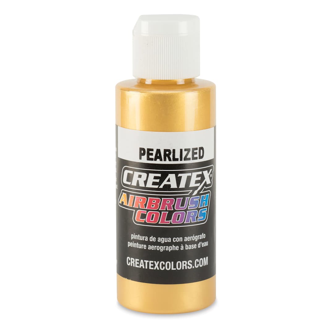 Open in modal - Createx Airbrush Color - 2 oz, Pearl Satin Gold
