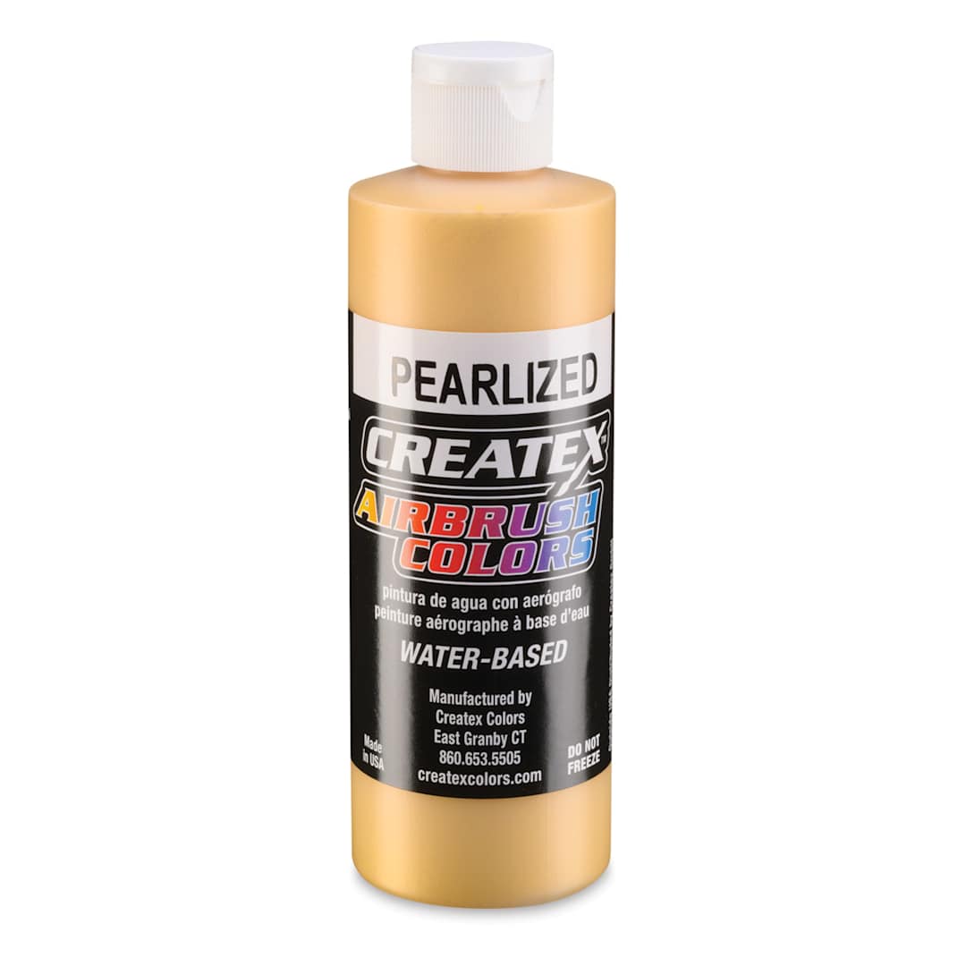 Open in modal - Createx Airbrush Color - 8 oz, Pearl Satin Gold
