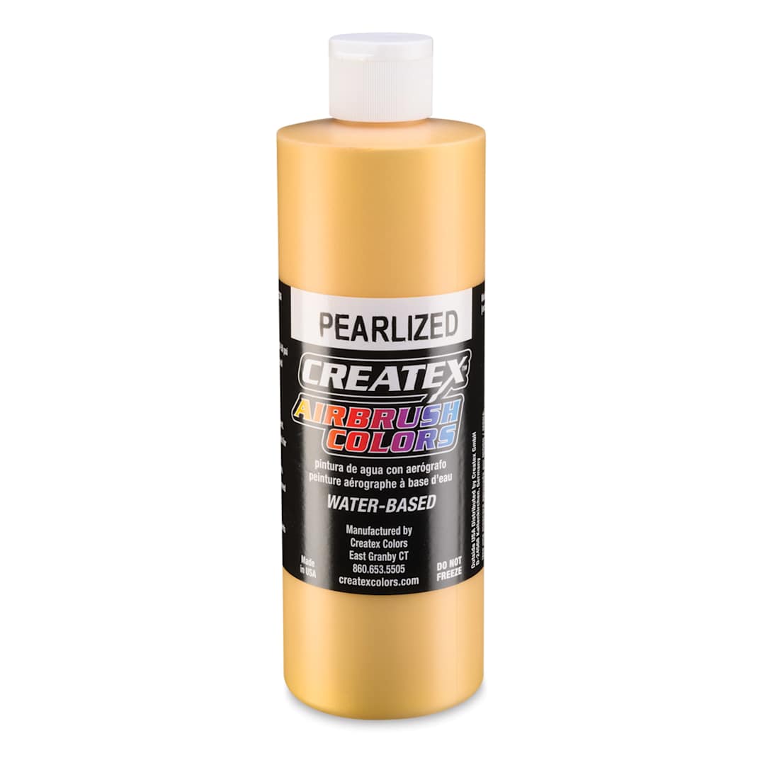 Open in modal - Createx Airbrush Color - 16 oz, Pearl Satin Gold