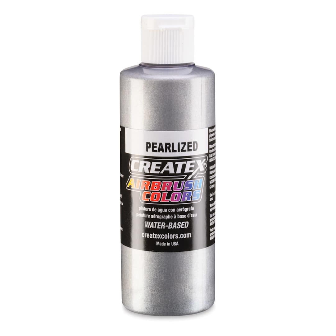 Open in modal - Createx Airbrush Color - 4 oz, Pearl Silver