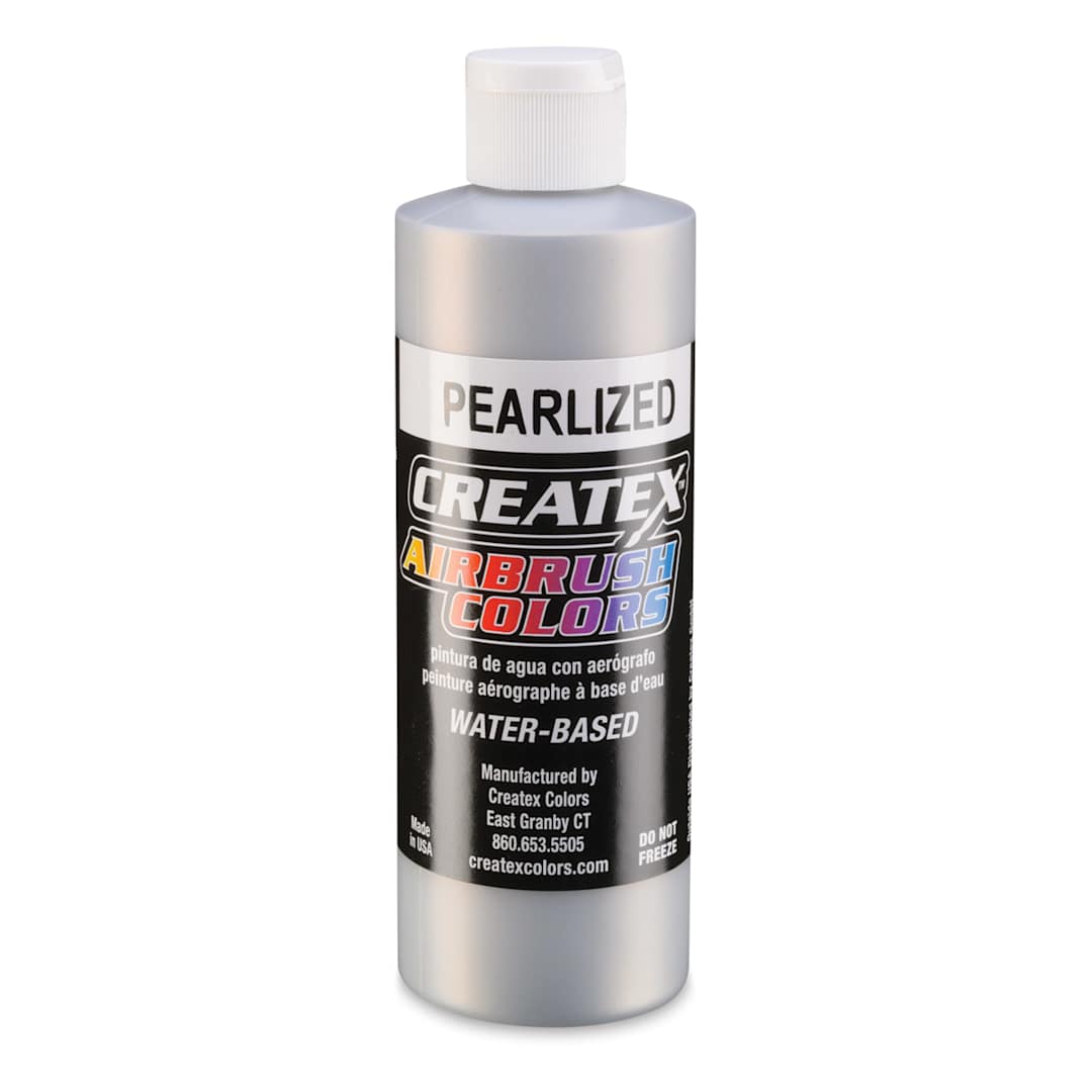 Open in modal - Createx Airbrush Color - 8 oz, Pearl Silver