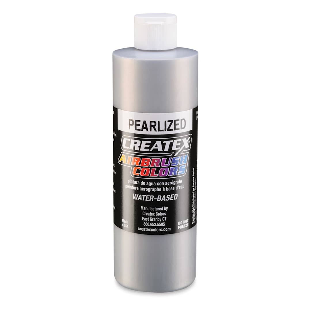 Open in modal - Createx Airbrush Color - 16 oz, Pearl Silver