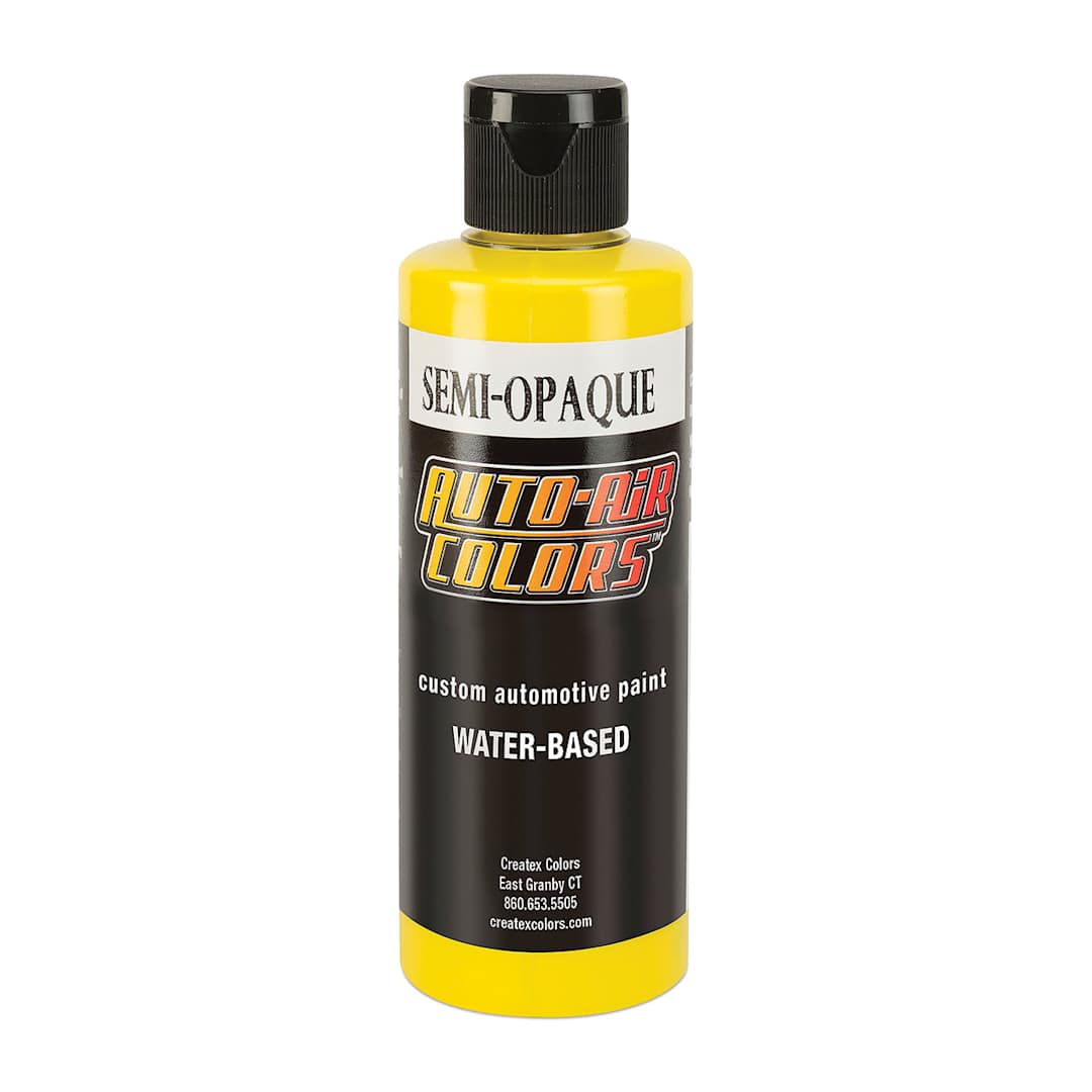 Open in modal - Createx Auto Air Color - 4 oz, Semi-Opaque Lemon Yellow