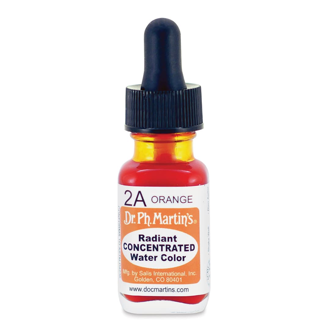 Open in modal - Dr. Ph. Martin's Radiant Concentrated Individual Watercolor - 1/2 oz, Orange