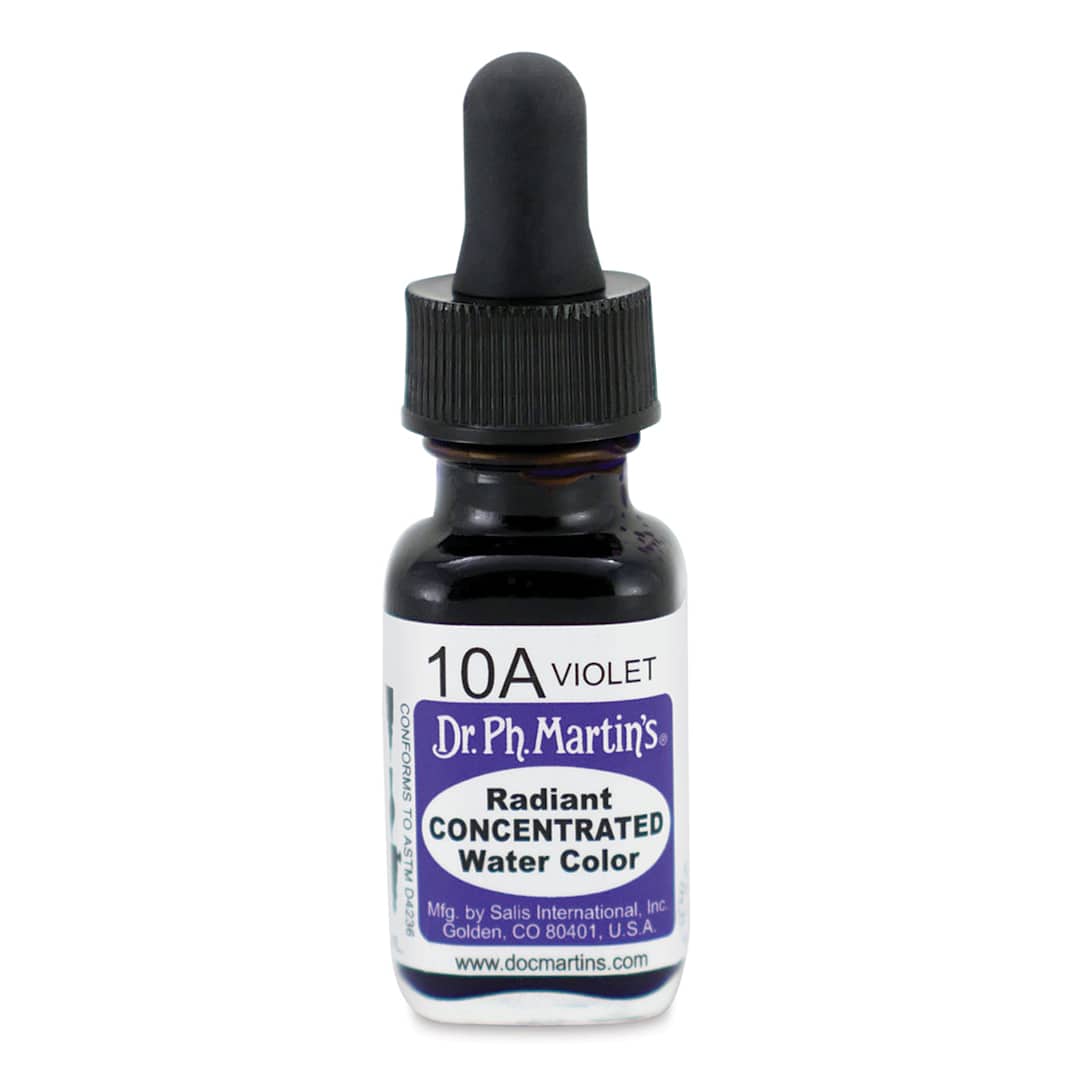 Open in modal - Dr. Ph. Martin's Radiant Concentrated Individual Watercolor - 1/2 oz, Violet