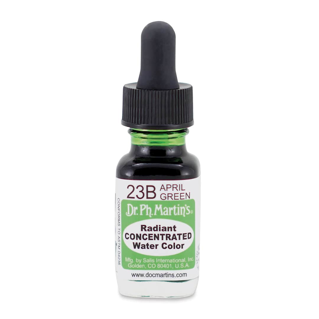 Open in modal - Dr. Ph. Martin's Radiant Concentrated Individual Watercolor - 1/2 oz, April Green
