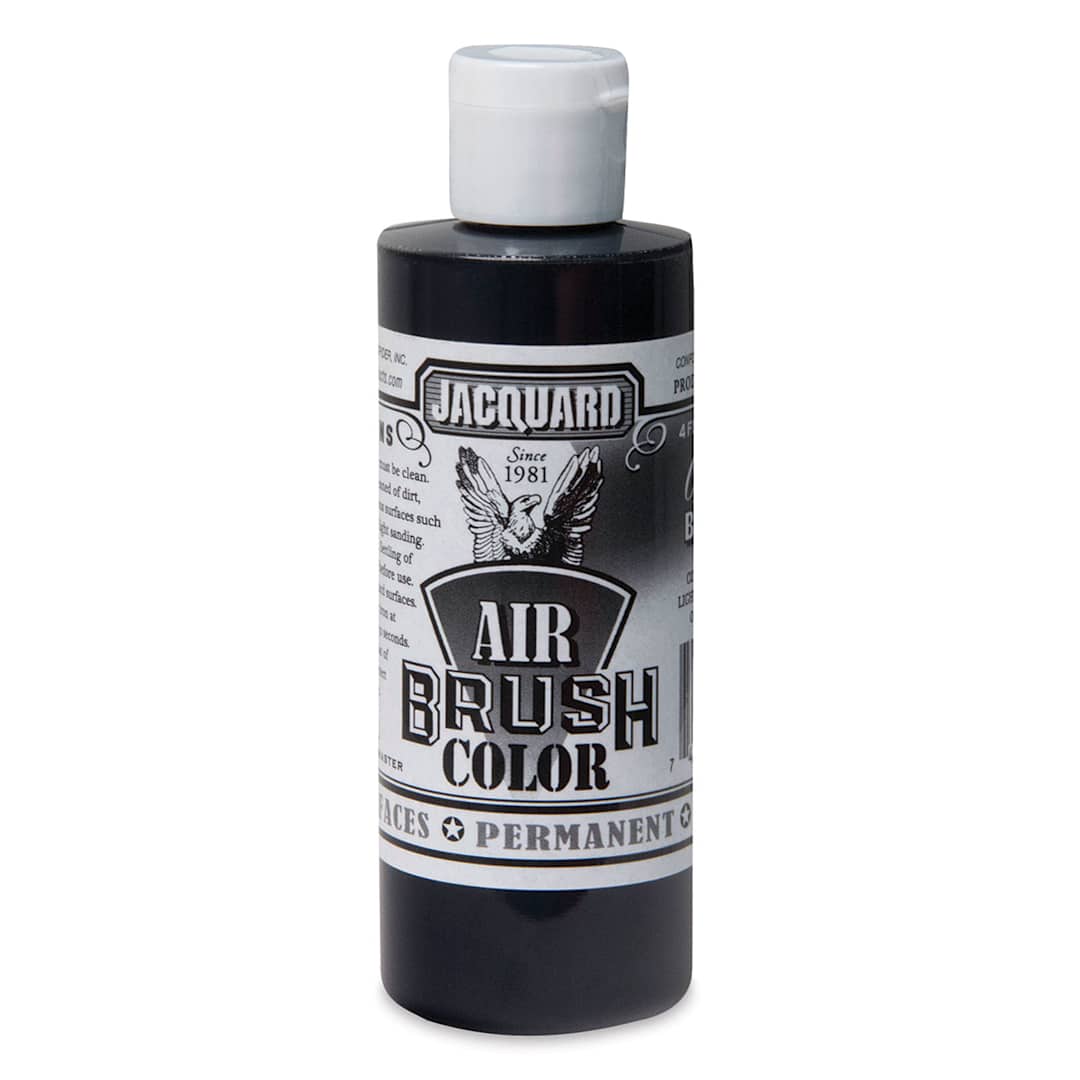 Open in modal - Jacquard Airbrush Paint - 4 oz, Opaque Black