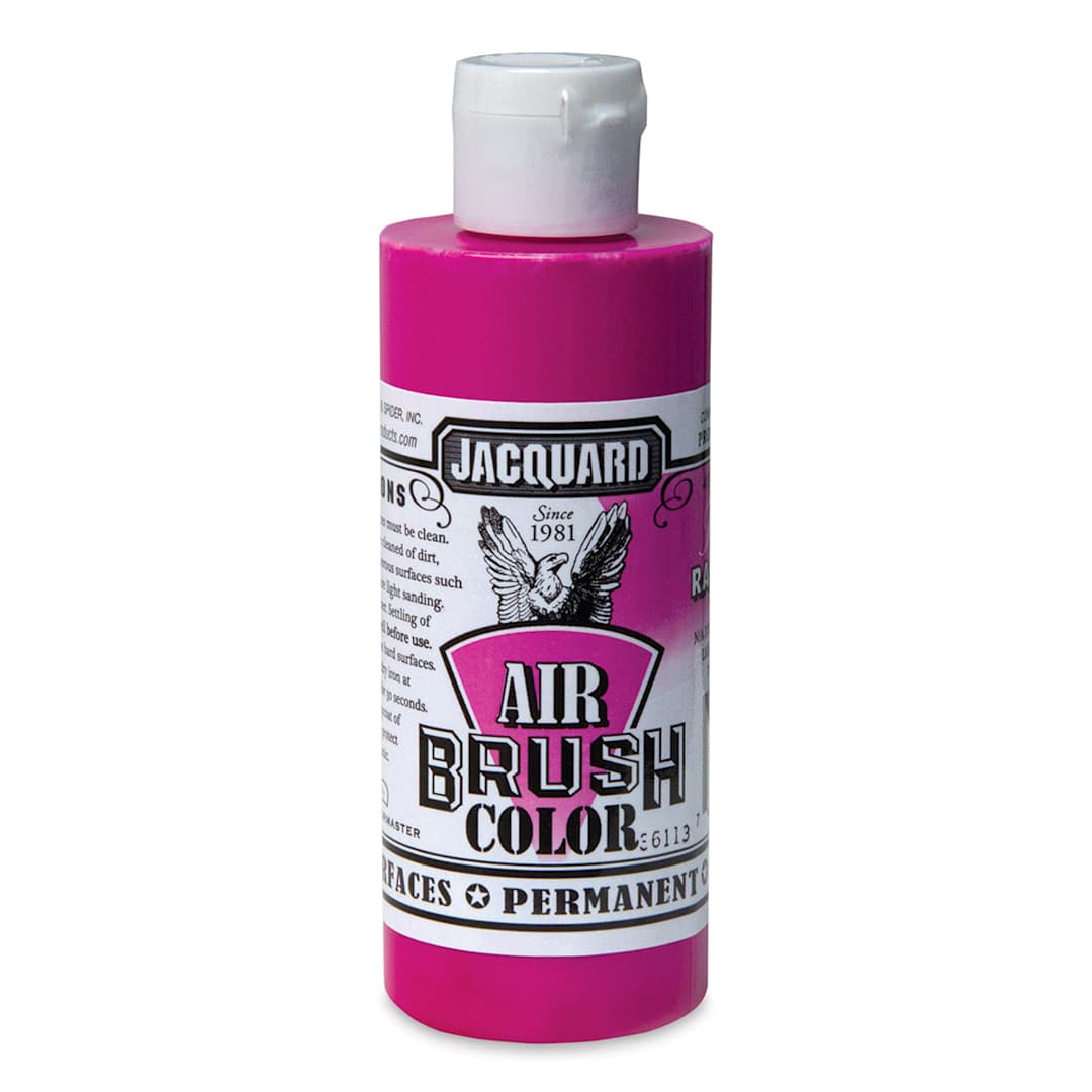 Open in modal - Jacquard Airbrush Paint - 4 oz, Fluorescent Raspberry