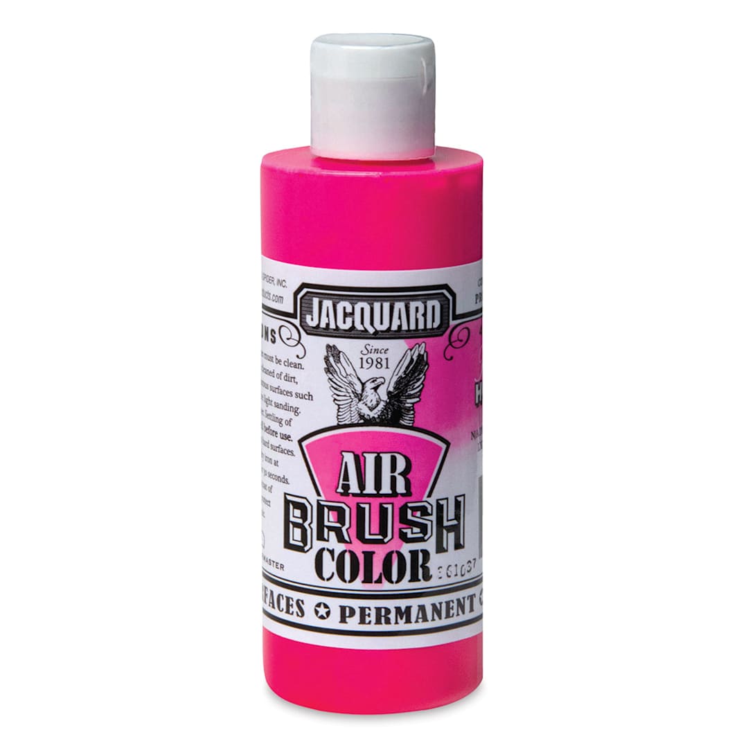 Open in modal - Jacquard Airbrush Paint - 4 oz, Fluorescent Hot Pink