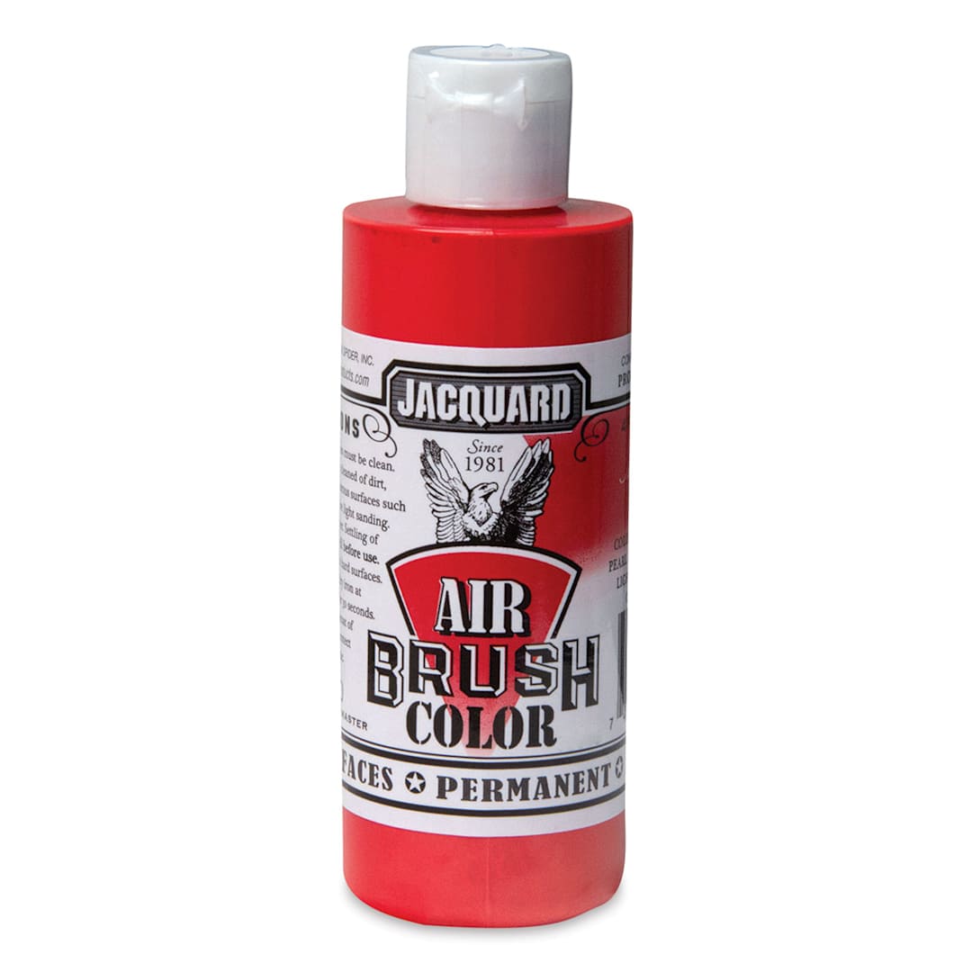 Open in modal - Jacquard Airbrush Paint - 4 oz, Metallic Red